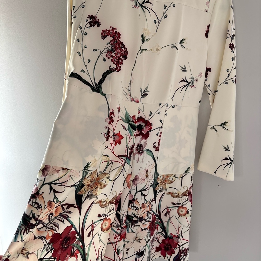 Zara Floral Long Sleeve Dress